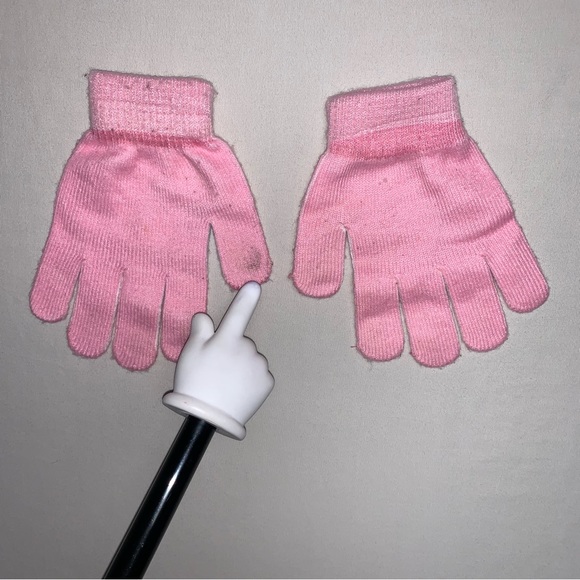 Pink Shimmer Shine Gloves Girl’s One Size Winter  Nickelodeon Mittens Warm Snow - Picture 4 of 6